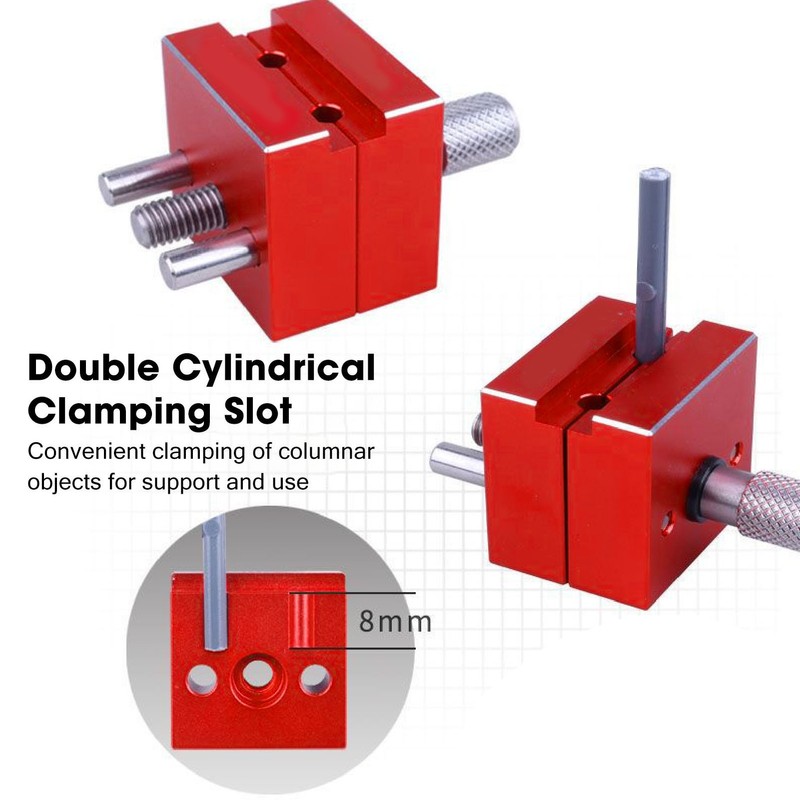Small Vise with Strong Spring Alloy Steel Adjustable Miniature Bench