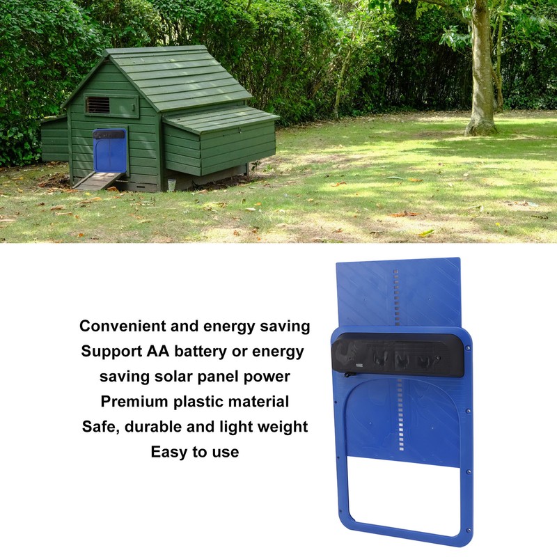 Automatic Chicken Coop Door Solar Powered Safe Chicken Coop Door
