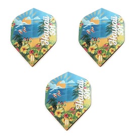 Legend Darts Wayne Mardle Hawaii 501 Standard Flights, 100 Micron (3 Sets - 9 Flights)