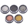 Healvian 5sets DIY Nail Art Beads of Metal Nail Beads