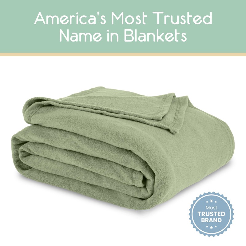 Full/Queen Size Microfleece Blanket | Fleece Bed Blanket | All-Season