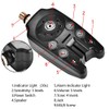 Fishing Bite Alarm, LED Water Resistant Adjustable Tone Volume Sensitivity