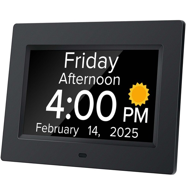 Mitoart Digital Alarm Clock with Date and Day of Week