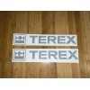 TEREX EQUIPMENT DIE CUT DECAL STICKER - 18” - SET