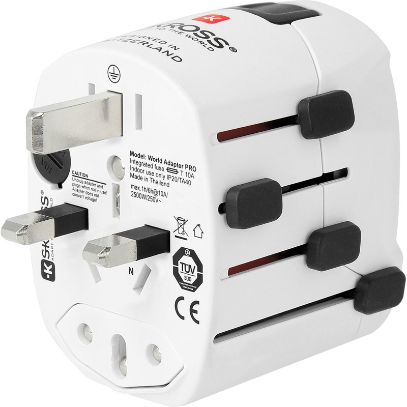SKROSS PRO World 1.302530 world travel adapter for all 2/3-pin