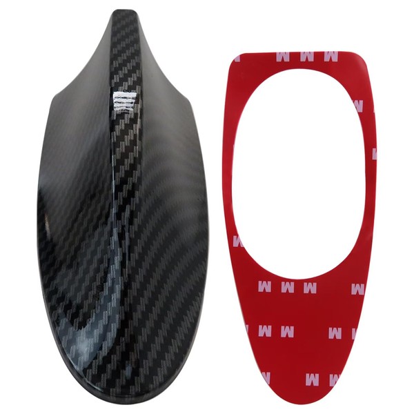 Car Shark Fin Antenna Aerial Cover Carbon Fiber Fits for