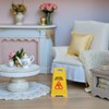 Angoily Yellow Warning Sign 5 Pieces Miniature Caution Wet Floor