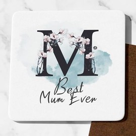 To The Best Mum Ever M Mum Coaster Cute Mum Gifts Funny Mum presents
