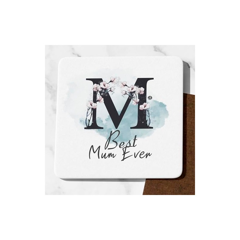 To The Best Mum Ever M Mum Coaster Cute Mum