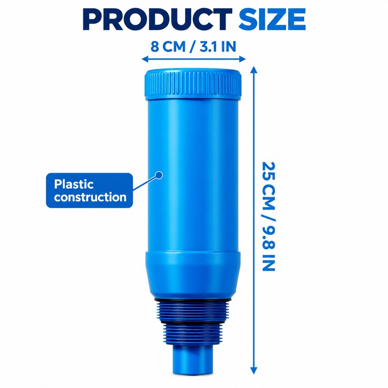 Pool Skimmer Winterizing Plug and Expansion Absorber, 1.5 and 2