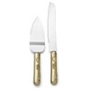 Juego de cuchillo y servidor para tartas de boda con