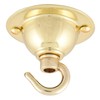 ElekTek Ceiling Chandelier Hook Plate 65mm - Solid Brass