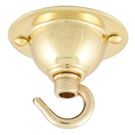 ElekTek Ceiling Chandelier Hook Plate 65mm - Solid Brass