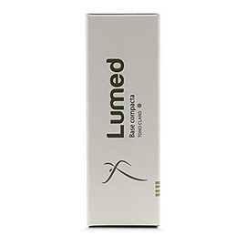 Lumed Base de Maquillaje Compacta, Aclarante y Despigmentante, Protector solar SPF 50, estuche con 11 gr (Tono Claro)