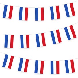 Netherlands Bunting Flag Hanging Flag for World Cup 2022 10m/32ft Rectangle Fabric Netherlands Flag Banner, Outdoor Indoor Bar Bunting for World Cup Qatar 2022 Decorations Party Supplies