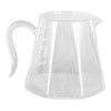 600ml Hand Drip Coffee Glass Cup with Unique Eagle Beak