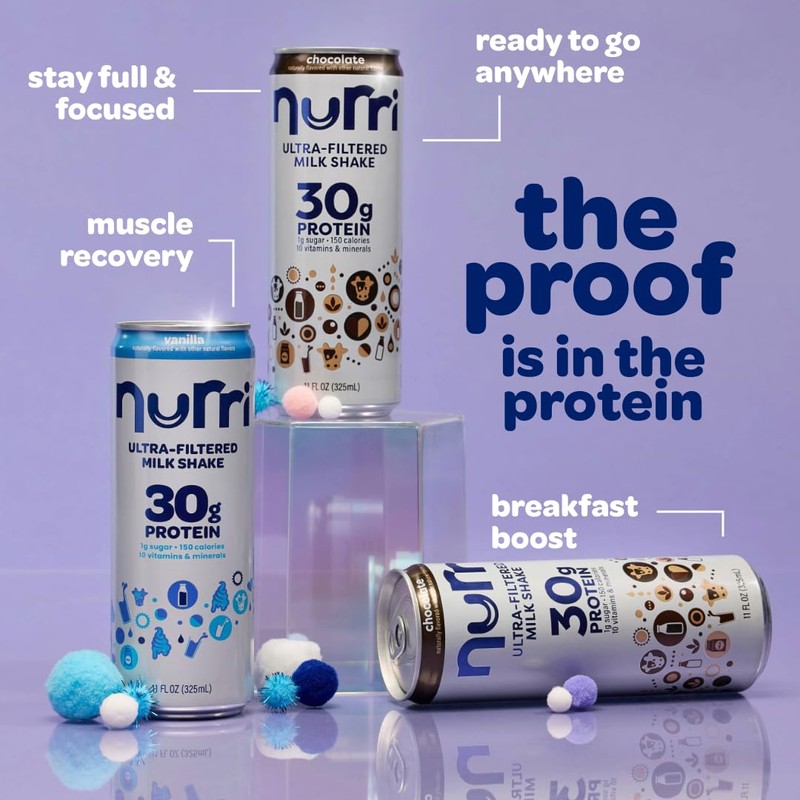 Nurri - 30g Protein Ultra Filtered Milk Shake – Vanilla