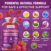 VAJYKEWJY Saffron Gummies (88.5 mg) with Magnesium — Enhanced with