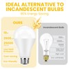 QQLXST Super Bright A21 LED Light Bulbs, 150 Watt 200