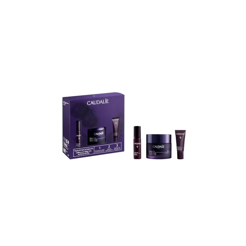 Caudalie Premier Cru Rutina Kit Antiedad y Reparadora de Barrera