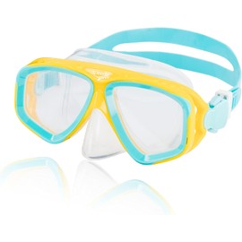 Speedo Unisex-Child Swim Snorkel Dive Mask Anti-Fog with Nose Cover Adventure Series