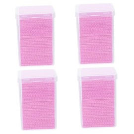 BIUDECO 800pcs Lash Extension Glue Cleaning Wipes Nonwovens Pads for Glue Bottle Nail Beauty Easy Travel Size
