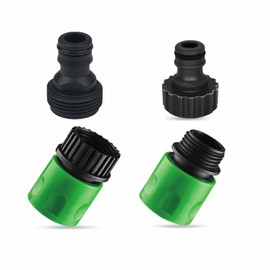 Samcos Faucet Hose Joint Hose Connector Sprinkler Pipe Connector Sprinkler Pipe Fitting Connector Adapter Switching Fitting Watering Roof Cooling Irrigation System Garden Home Gardening Farming School