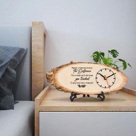 PRSTENLY Retirement Gifts for Men, Thank You Teacher Gifts Happy Retirement Wooden Clock Gifts, Retired Gifts for Men, Thank You Gifts for Men Retirement Gifts for Teacher Colleague Leaving Gifts