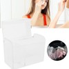 Transparent Cotton Swab Storage Box Makeup Powder Puff Cosmetic Tool