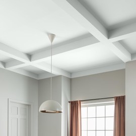 Glidden Interior Latex Ceiling Paint, White, Flat,1 gal