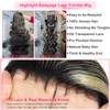 Kephare FB/27 Highlight Balayage Wig Human Hair 13x4 HD Lace