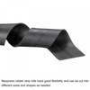 sourcing map Neoprene Rubber Sheet Rolls 3mm(T) x60mm(W) x2m(L), Solid