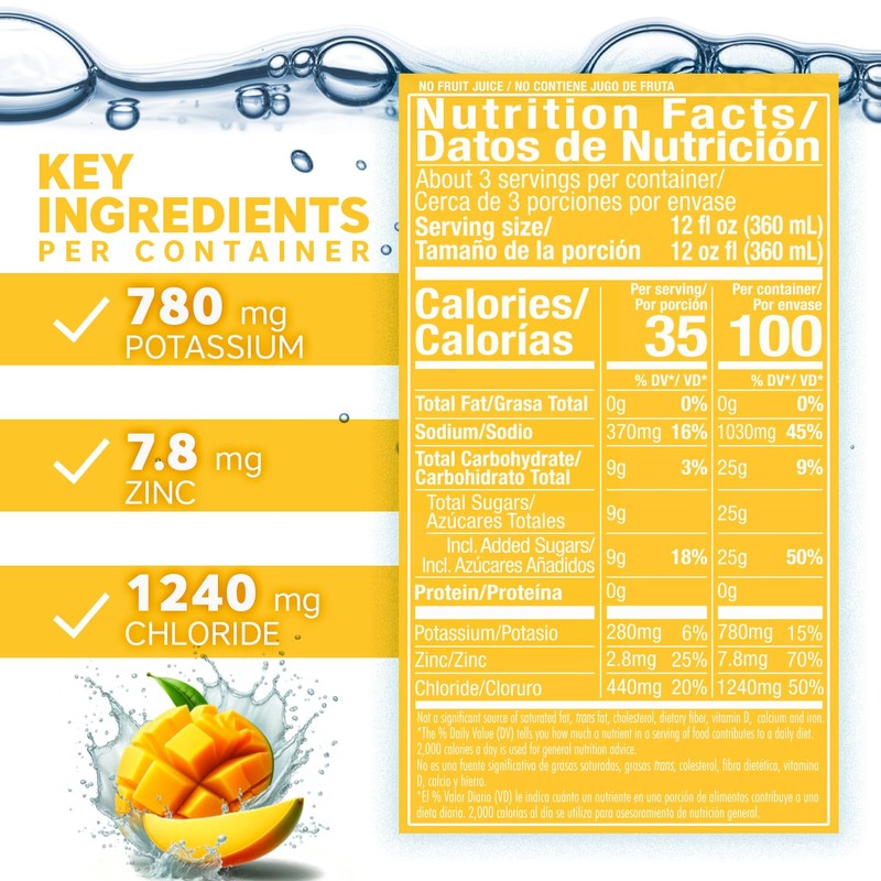 Suero Oral Electrolyte Solution - Electrolytes Drink, Hydration Booster &