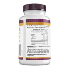 Colageno Puro Hidrolizado 100 Capsulas Sabor