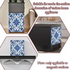 Navy Blue Floral Dishwasher Cover 23x26 Inch