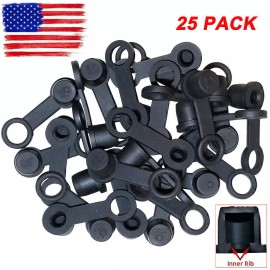 Geartronics 25 Pack Brake Bleeder Screw Caps Grease Zerk Fitting Cap Rubber Dust Cover USA*