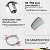 Steinberg14 - Ducting Clamp 100mm / 4'' - Galvanized Steel