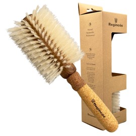 Regincós - Round Brush - Cork Wood Eco - E.Cork Blonde 870 Natural - Professional - Handmade - XL