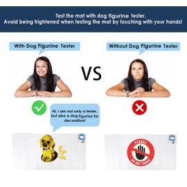 Scat Shock Mat for Dogs and Cats Indoor, Pet Shock Mats for Training Pets, Electric Repellent Mat Keeps Dogs and Cats off Counter, Couch and Sofa, 3 Training Modes (One Piece 30"x 16" With Tester)