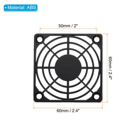 PATIKIL 4 Pack Fan Grille ABS Plastic Fan Protection Cover 60 mm for Fan DIY