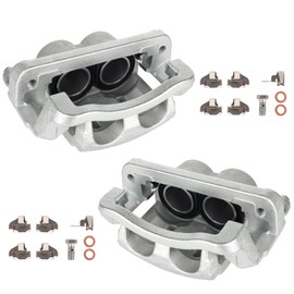 KUSATEC 18B5023 18B5022 Front Disc Brake Caliper with Bracket fit for Ford F-250/F-350 Super Duty 2005-2012; Both Left and Right side