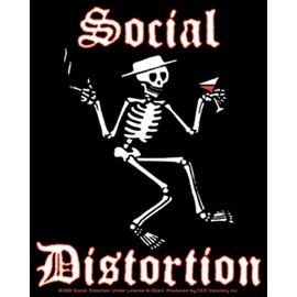 Licenses Products Social Distortion Skeleton Sticker