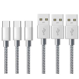 Type C Cable, Set of 3, 6.6 ft (2 m) + 6.6 ft (2 m) + 6.6 ft (2 m) + 6.6 ft (2 m) + 6.6 ft (2 m) + 6.6 ft (2 m) + 6.6 ft (2 m) + 6.6 ft (20 m) Compatible with models