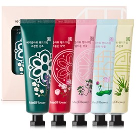 (5+1 bonus) Delica hand cream 5-piece set hand moisturizing moisturizing cream moisturizing gift - 9. One in the garden hand cream 5-piece set / (5+1덤)델리카 핸드크림 5종세트손보습보습크립보습선물 - 9.뜰안의 원 핸드크림 5종세트