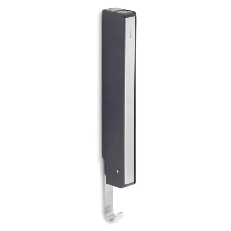 Blomus Lanca Valet Flip-Down Wall Mounted Coat Hook, Stainless Steel