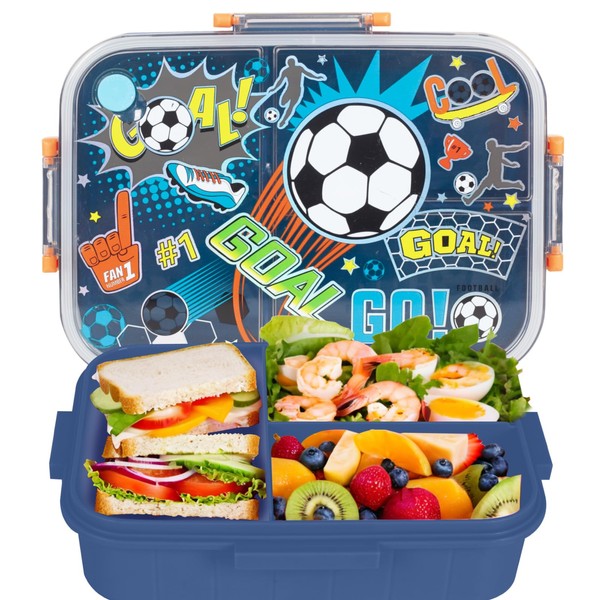 YOYTOO Bento Lunch Boxes for Kids, 1200 ml BPA-Free Leak-Proof
