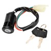 4 Pin Ignition Key Switch 4 Wire Compatible with Tao