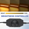 PATIKIL LED Strip Dimmer Switch, DC 9-24V PWM Rotary DC