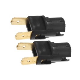 VekAuto 2 Pcs Light Socket Compatible for Volkswagen Corrado 1990-1994, No.161949111/161945367 Plastic Copper Black