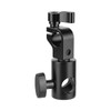 CAMVATE 16mm Light Stand Head with 15mm Single Rod Holder